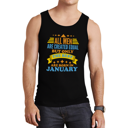 Born In January Birthday Tank Top