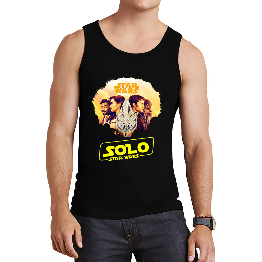 Star Wars Solo Chewie Lando Qira Characters Solo A Star Wars Story Sci-fi Action Adventure Movie Galaxy's Edge Trip Tank Top