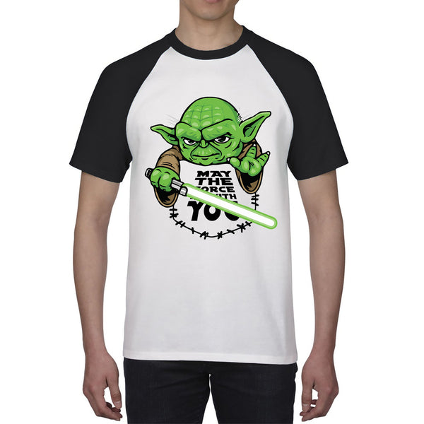 May The 4th Be With You Yoda Green Humanoid Alien Star Wars Day Disney Star Wars Yoda Star Wars 46th Anniversary Baseball T Shirt