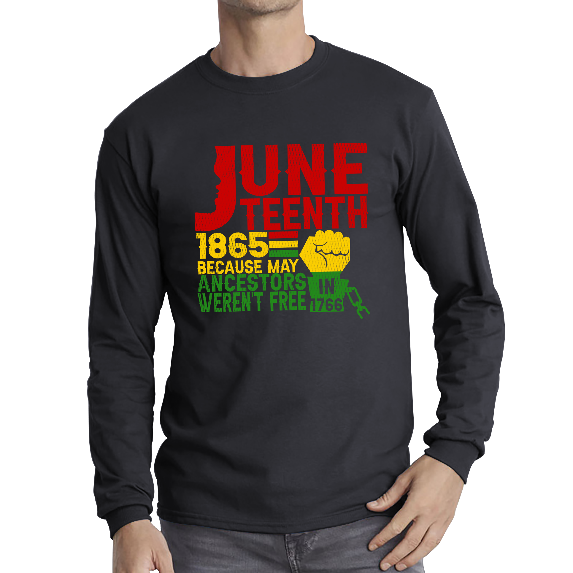 Juneteenth 1865 Because My Ancestors Weren’t Free In 1776 T Shirt