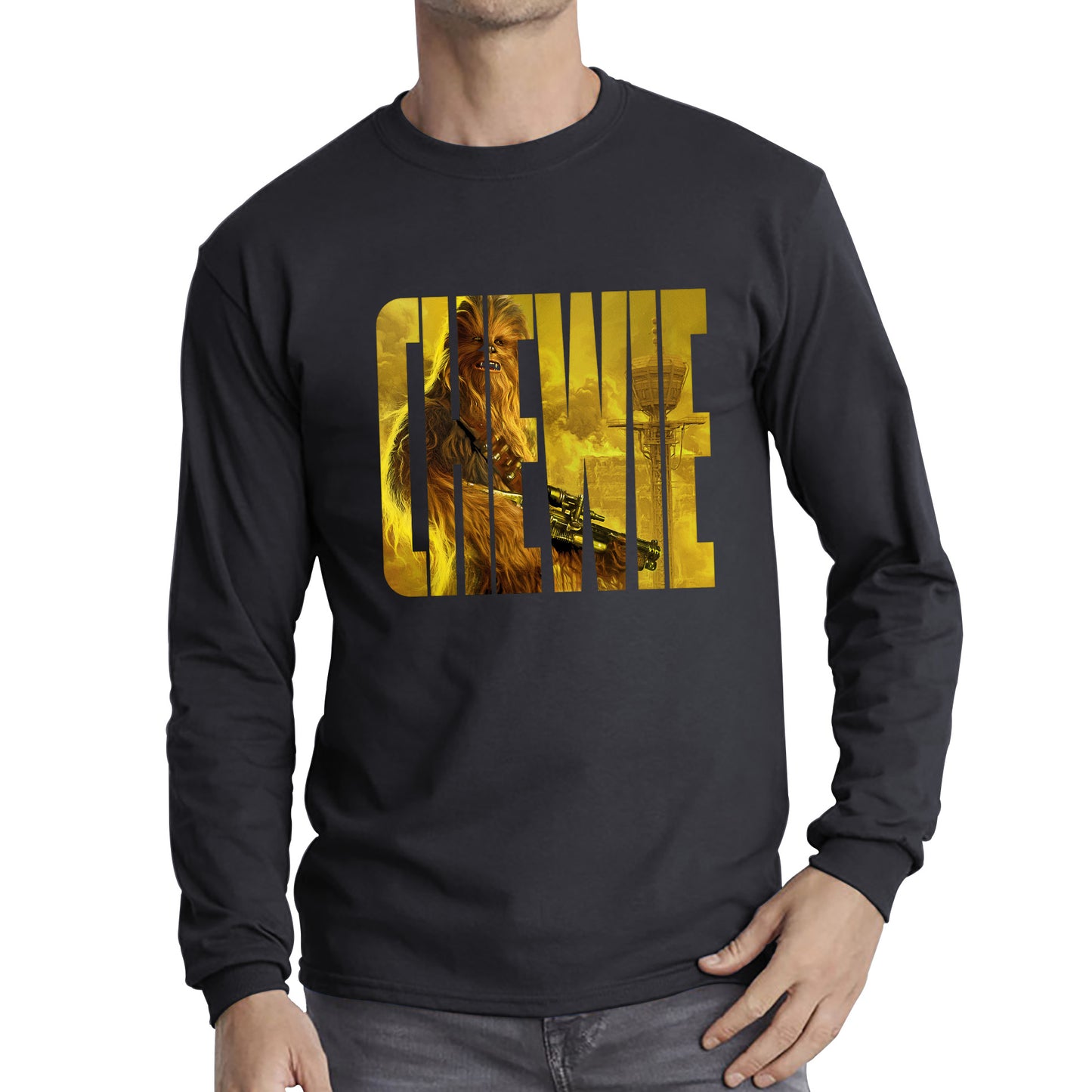 Chewie Star Wars Fictional Character Chewbacca Solo A Star Wars Story Sci-fi Action Adventure Movie Galaxy's Edge Trip Long Sleeve T Shirt