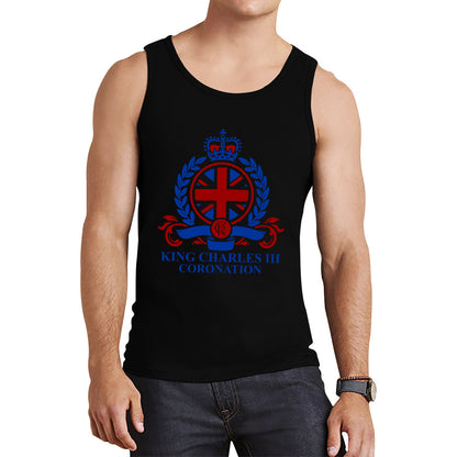 King Charles III Coronation 2023 CR III King Of England United Kingdom His Majesty Tank Top