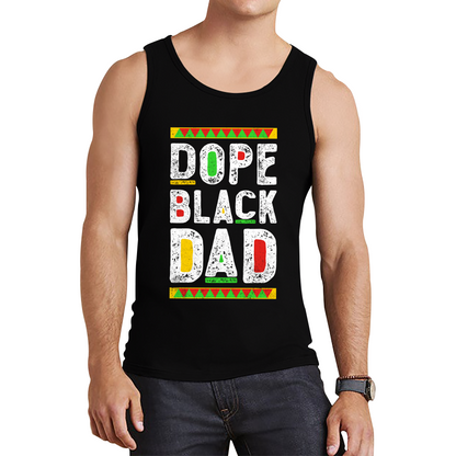 Dope Black Dad Fathers Day Life Lessons Learnings Tank Top