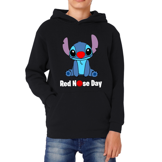 Disney Stitch Red Nose Day Hoodie
