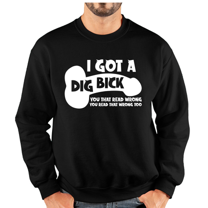 I Got A Dig Bick You That Read Wrong You Read That Wrong Too Sweatshirt