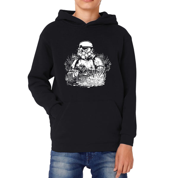 Storm Pooper Under The Sea The Force is Strong With This One Fighter Movie Series Kids Hoodie