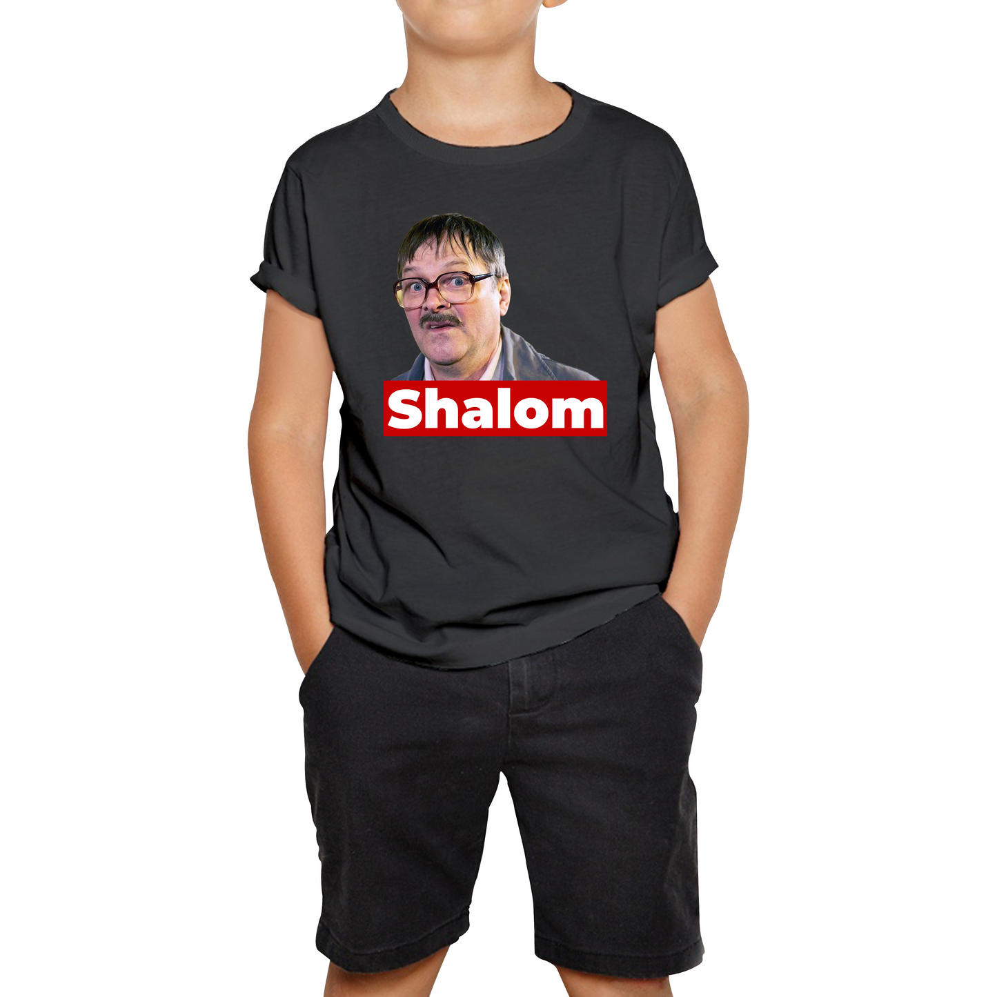 Shalom Jackie Friday Night Dinner Funny Gift Retro Kids Tee