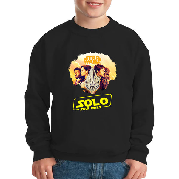 Star Wars Solo Chewie Lando Qira Characters Solo A Star Wars Story Sci-fi Action Adventure Movie Galaxy's Edge Trip Kids Jumper