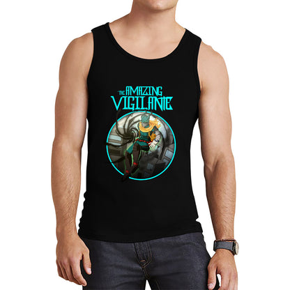The Amazing Vigilant out of the Dark hole Vintage Graphic Cartoon Series Tank Top
