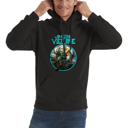 The Amazing Vigilant out of the Dark hole Vintage Graphic Cartoon Series Unisex Hoodie