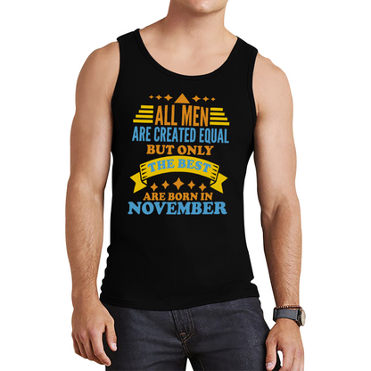 Born In November Birthday Tank Top