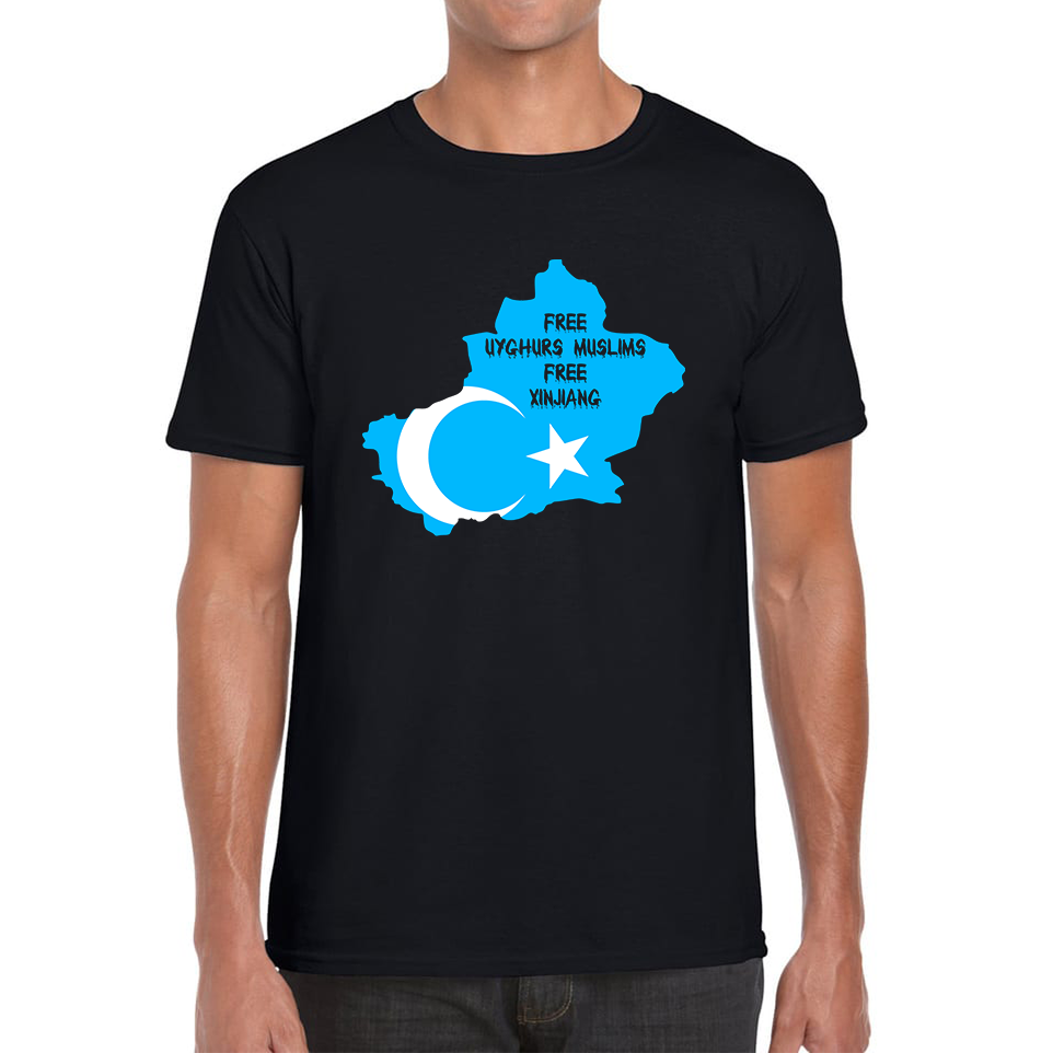 Free Uyghurs Muslims Free Xinjiang Freedom For Uyghurs Turkestan T Shirt