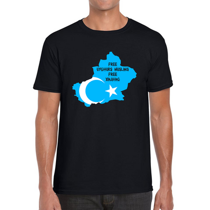 Free Uyghurs Muslims Free Xinjiang Freedom For Uyghurs Turkestan T Shirt