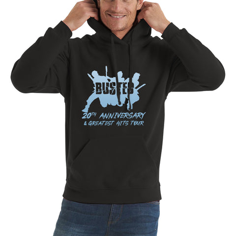 Busted 20th Anniversary & Greatest Hits Tour Busted Singers Musician Band Pop Punk Unisex Hoodie