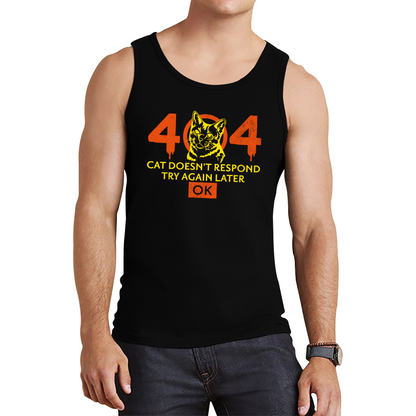 404 Cat Doesn't Respond Try Again Later Ok T Shirt