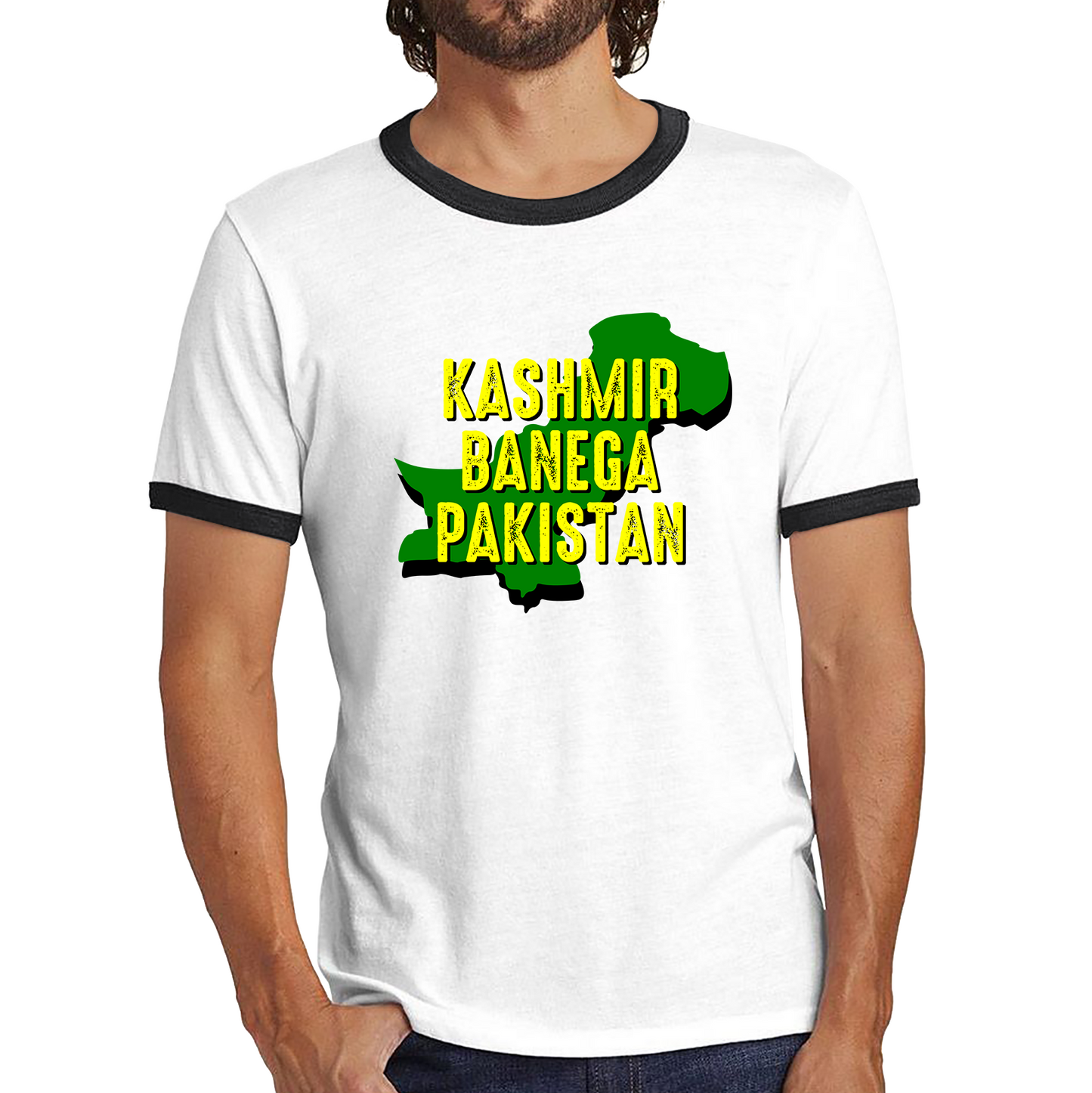 Kashmir Banega Pakistan Stand With Kashmir Pray For Kashmir And Muslims Ringer T Shirt