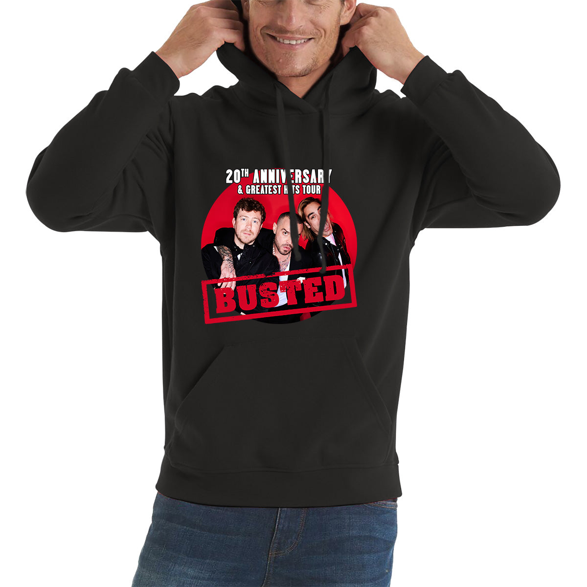 Busted Are Back To Celebrate Their 20th Anniversary Musician Band Busted Singers Unisex Hoodie