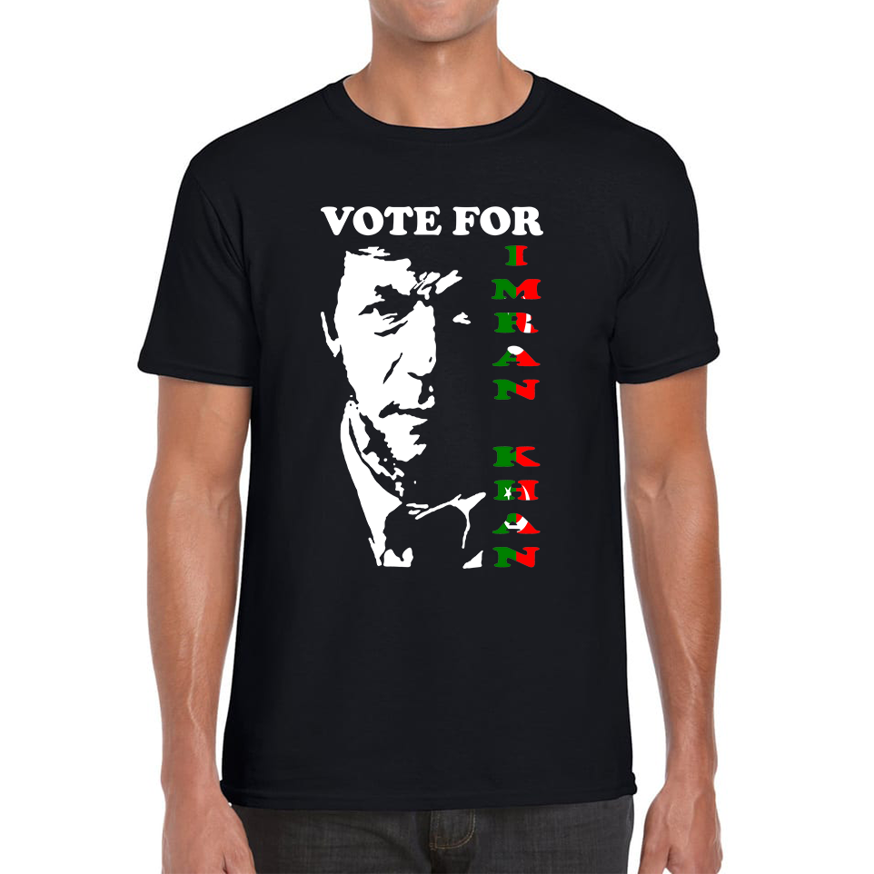 Vote For Imran Khan PTI Political Party Brave Man Stand With Khan Mens Tee Top