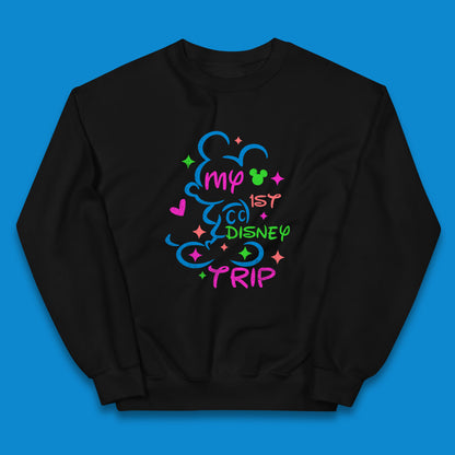 My 1st Disney Trip Disney Mickey Mouse Minnie Mouse Disneyland Trip Vacations Disney World Kids Jumper