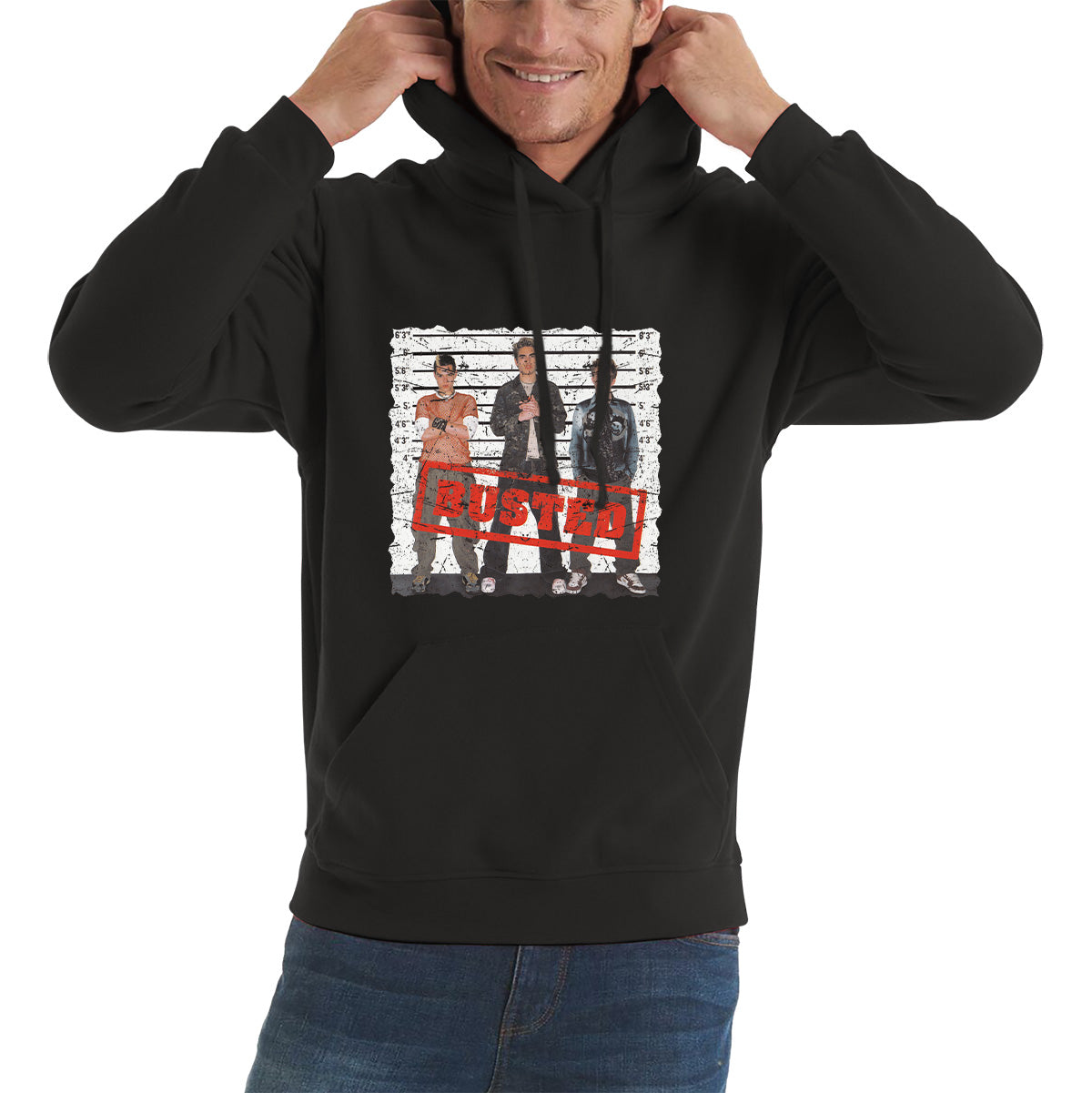 Busted Debut Studio Album By Busted Busted English Pop Punk Band Busted 20th Anniversary Unisex Hoodie