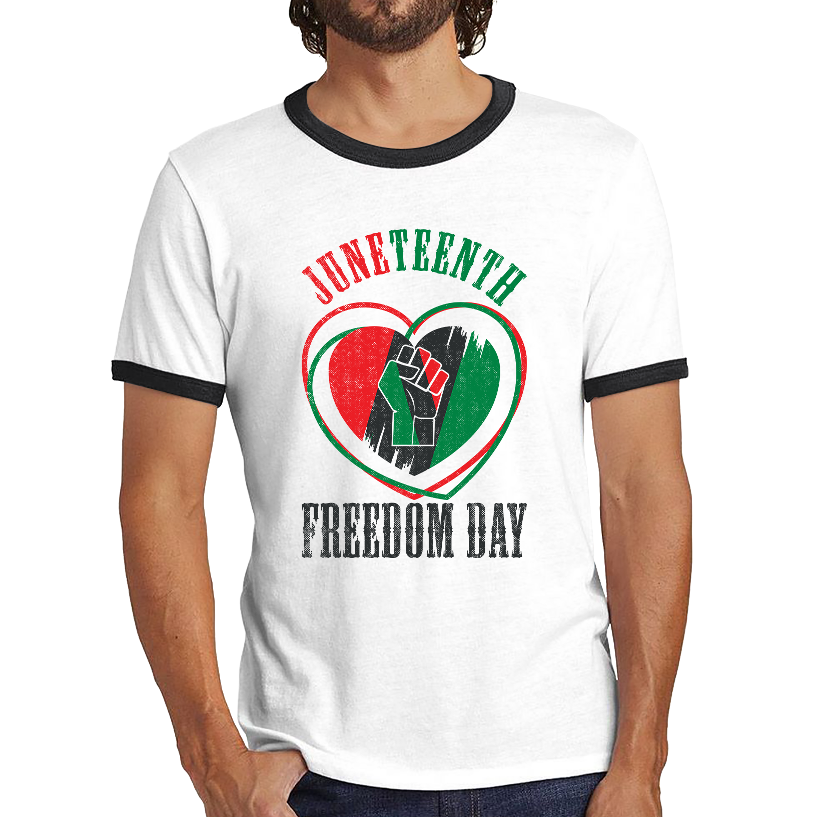 Juneteenth Black Day Freedom King William III British Royal Black History Freedom Ringer T Shirt