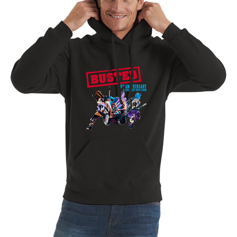 Busted 20th Anniversary & Greatest Hits Tour Busted Singers Pop Punk Music Band Unisex Hoodie