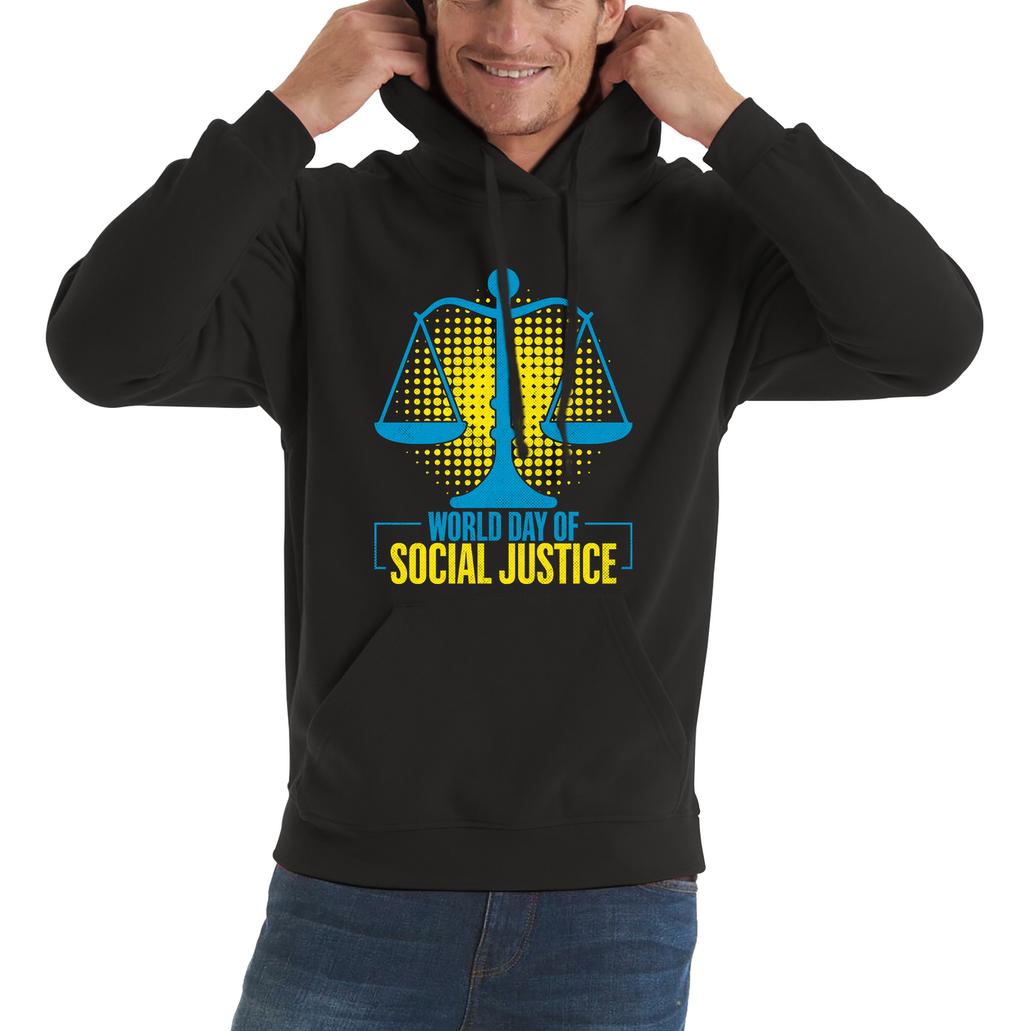 World Day Of Social Justice International Social Justice Human Rights Equality Civil Rights Criminal Justice Activism Unisex Hoodie