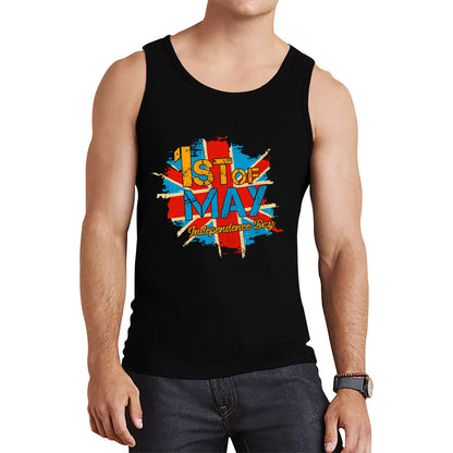 1st Of May Independence Day British Flag UK Independence Day Country Love Patriotism Great Britain Union Jack Tank Top