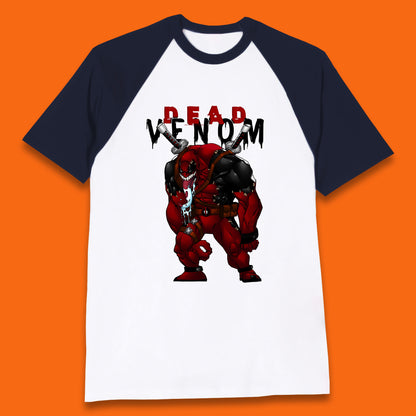 Marvel Contest Of Champions Venompool Marvel Comics Superhero Deadpool Marvel Universe Character Dead Venom Baseball T Shirt
