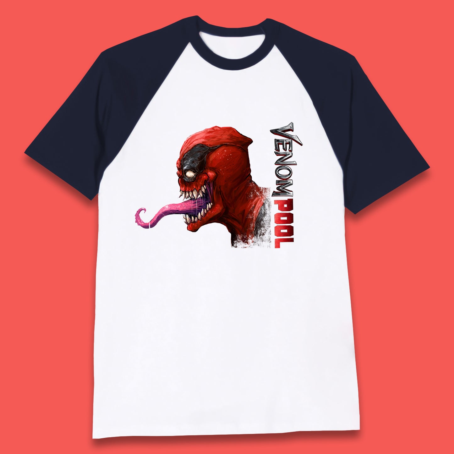 Venompool Marvel Contest Of Champion Venom-Pool Marvel Comics Superhero Deadpool Marvel Universe Character Baseball T Shirt