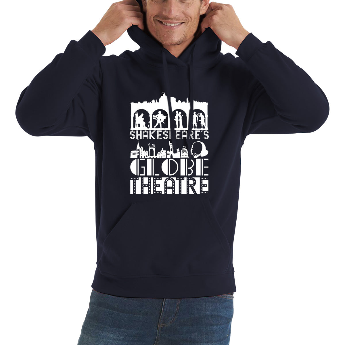 William Shakespeare's English Playwright, Poet And Actor National Shakespeare Day Unisex Hoodie
