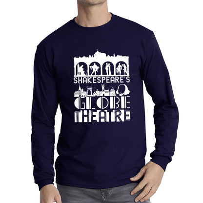 William Shakespeare's English Playwright, Poet And Actor National Shakespeare Day Long Sleeve T Shirt