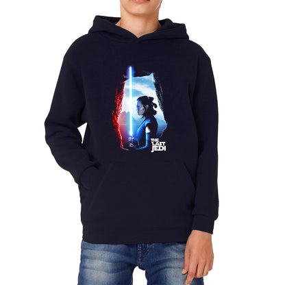 The Last Jedi Star Wars Rey Lightsaber Rey Skywalker Disney Star Wars Day 46th Anniversary Female Jedi Master Kids Hoodie