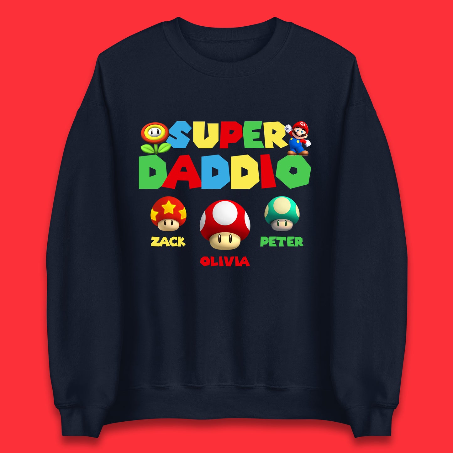Custom Super Mario Sweater