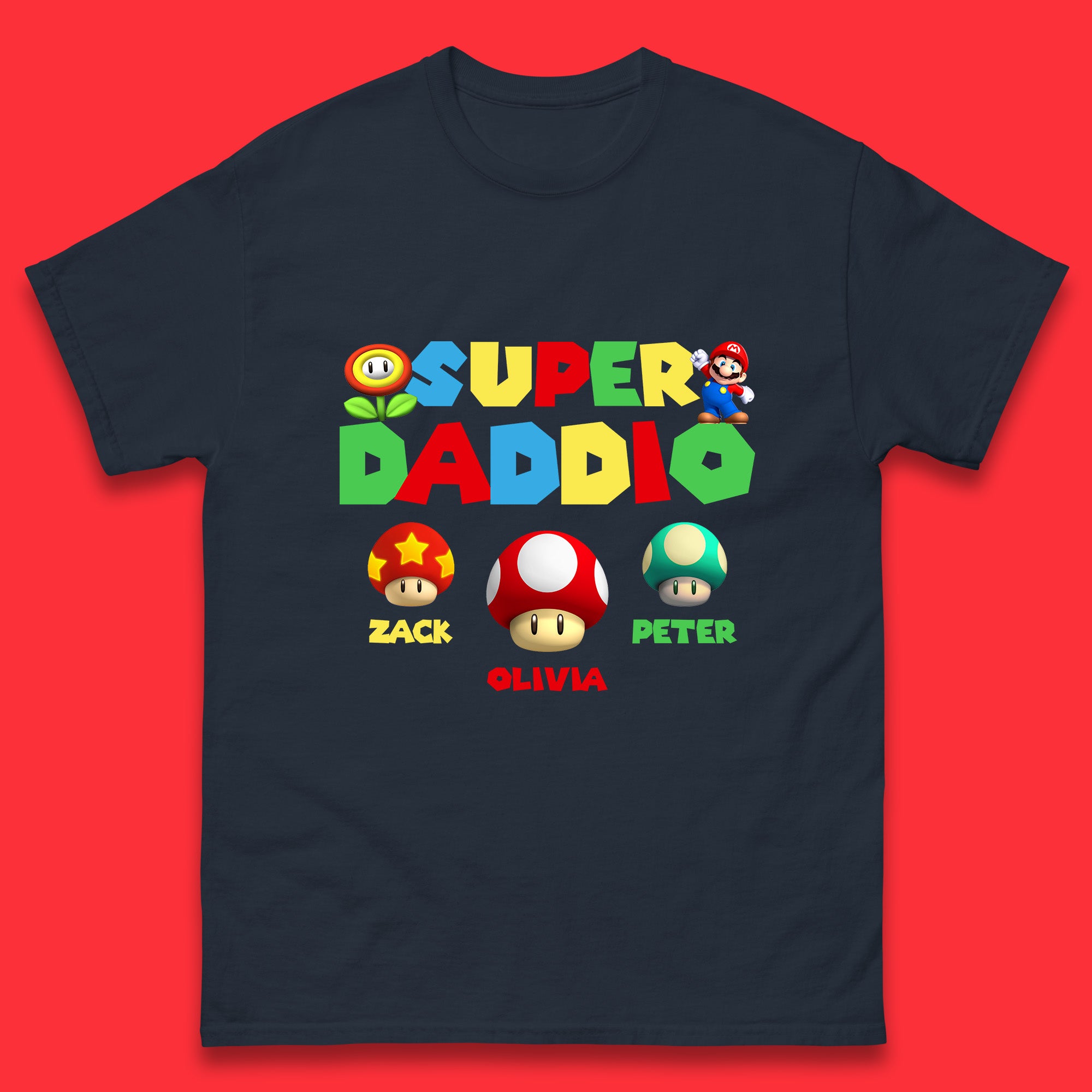 Personalised Super Daddio T-Shirt