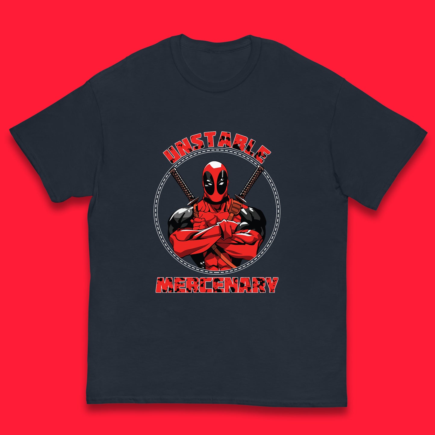 The Unstable Mercenary Funny Deadpool Marvel Deadpool Marvel Comics Superhero Fictional Character Kids T Shirt