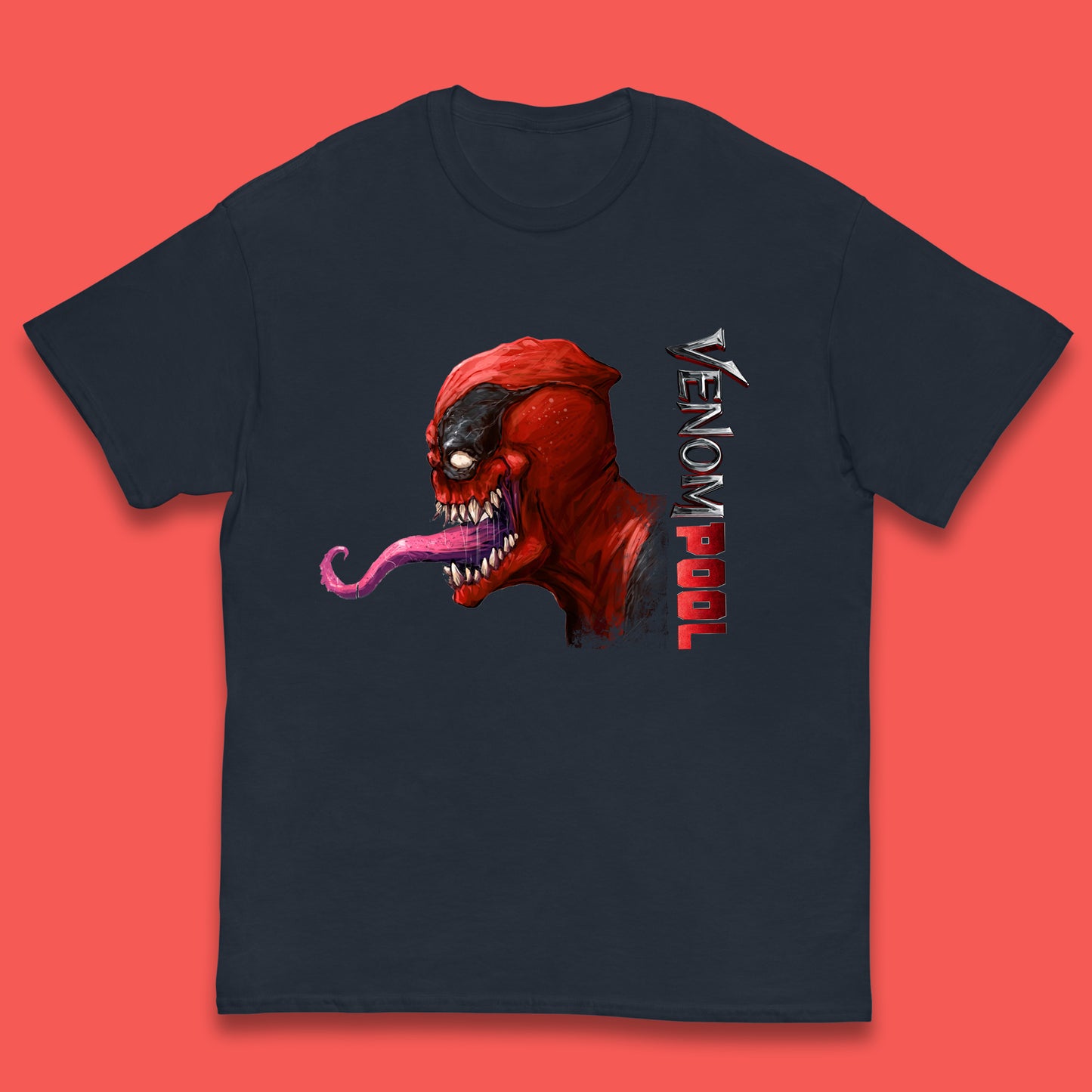 Venompool Marvel Contest Of Champion Venom-Pool Marvel Comics Superhero Deadpool Marvel Universe Character Kids T Shirt