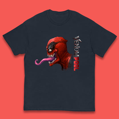 Venompool Marvel Contest Of Champion Venom-Pool Marvel Comics Superhero Deadpool Marvel Universe Character Kids T Shirt