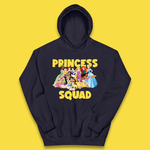 Disney Princess Squad Disney Snow White Cinderella Jasmine Disney Princess Group Disney Trip Disney World Kids Hoodie