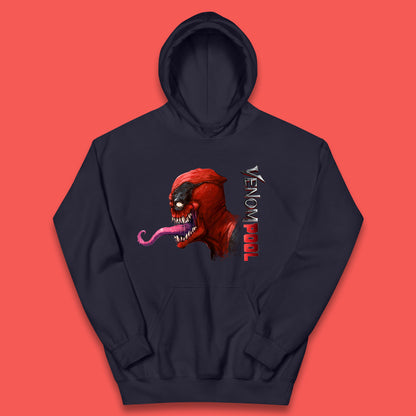 Venompool Marvel Contest Of Champion Venom-Pool Marvel Comics Superhero Deadpool Marvel Universe Character Kids Hoodie