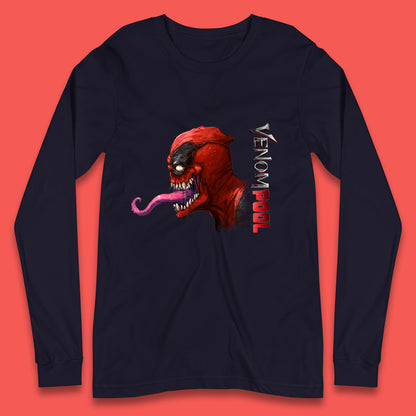Venompool Marvel Contest Of Champion Venom-Pool Marvel Comics Superhero Deadpool Marvel Universe Character Long Sleeve T Shirt