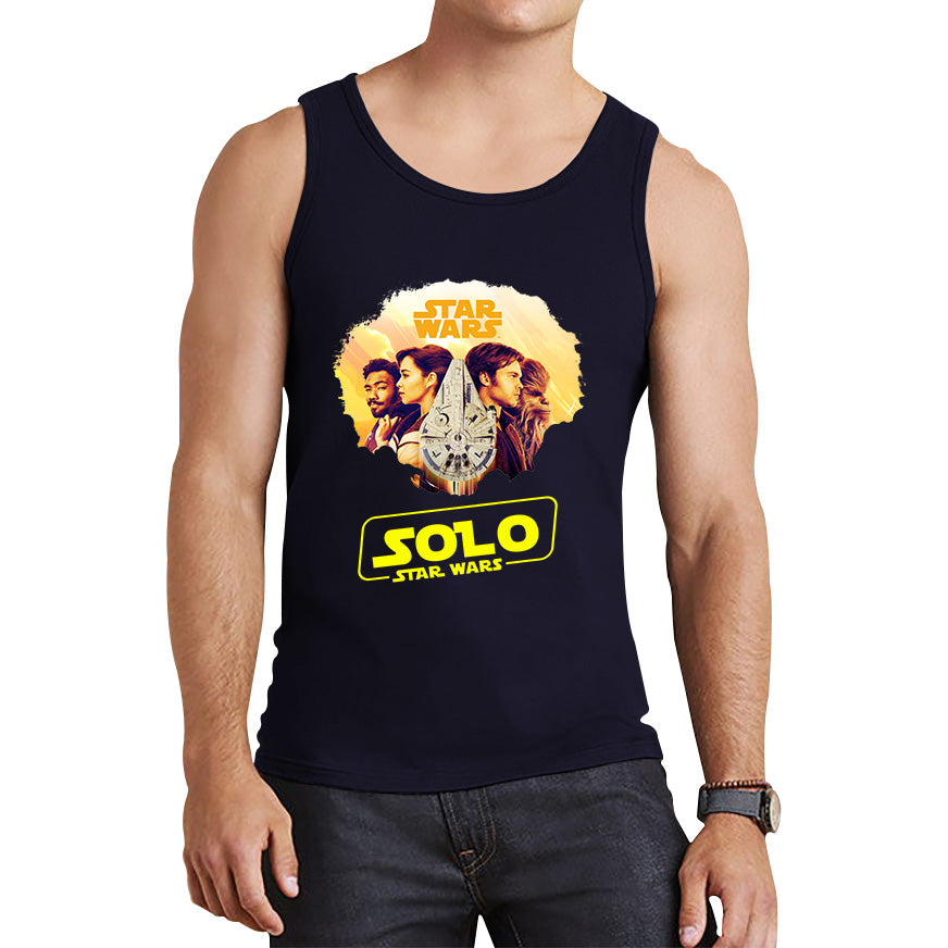 Star Wars Solo Chewie Lando Qira Characters Solo A Star Wars Story Sci-fi Action Adventure Movie Galaxy's Edge Trip Tank Top