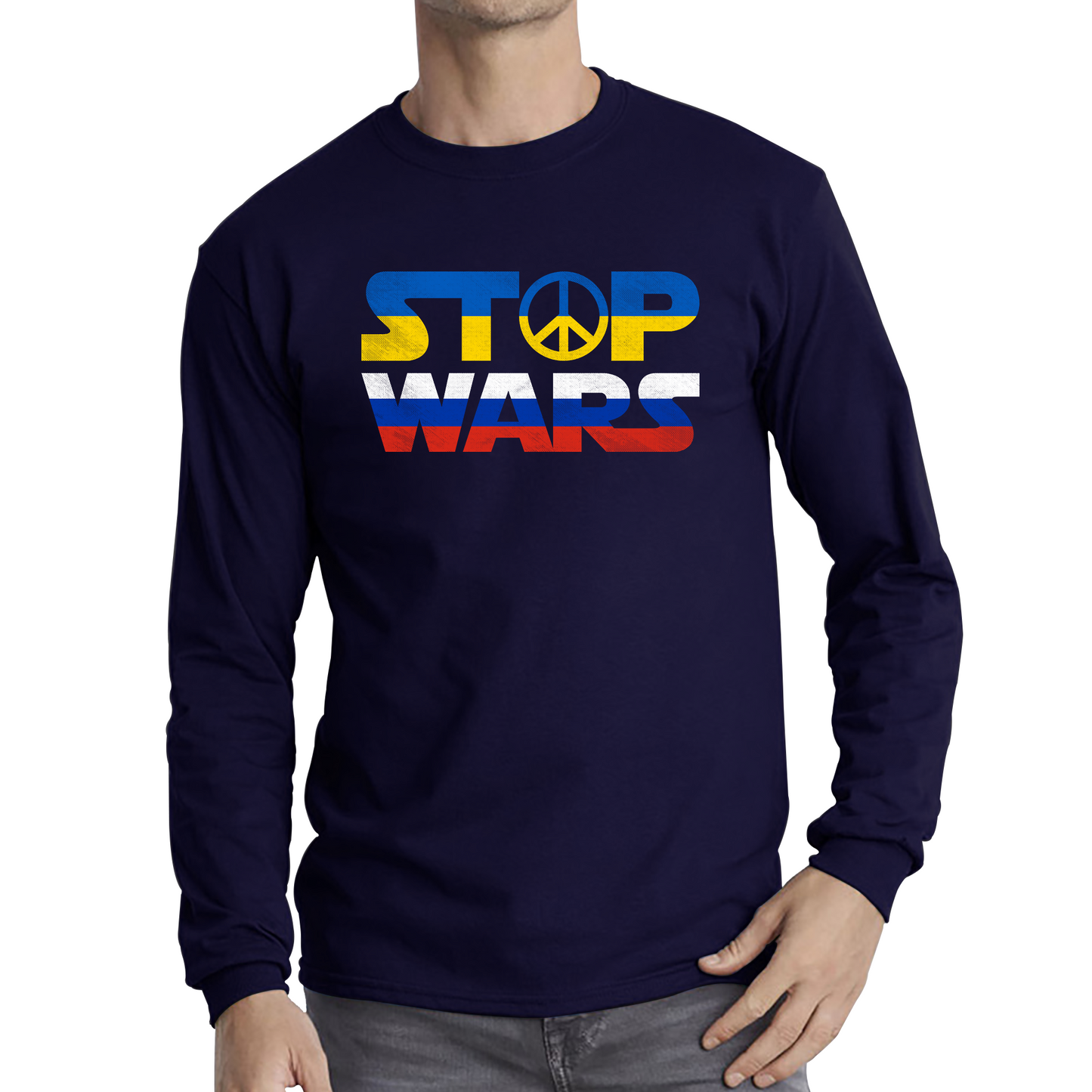 Russia Ukraine Long Sleeve T Shirt for Sale