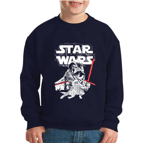Star Wars Kylo Ren Fictional Character The Force Awakens Ben Solo Supreme Leader Of The First Order Disney Star Wars 46th Anniversary Kids Jumper