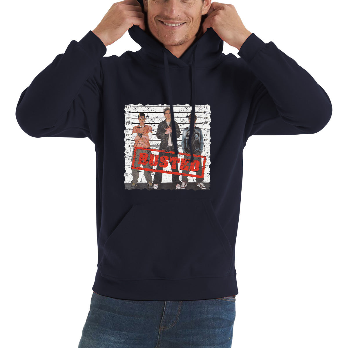 Busted Debut Studio Album By Busted Busted English Pop Punk Band Busted 20th Anniversary Unisex Hoodie