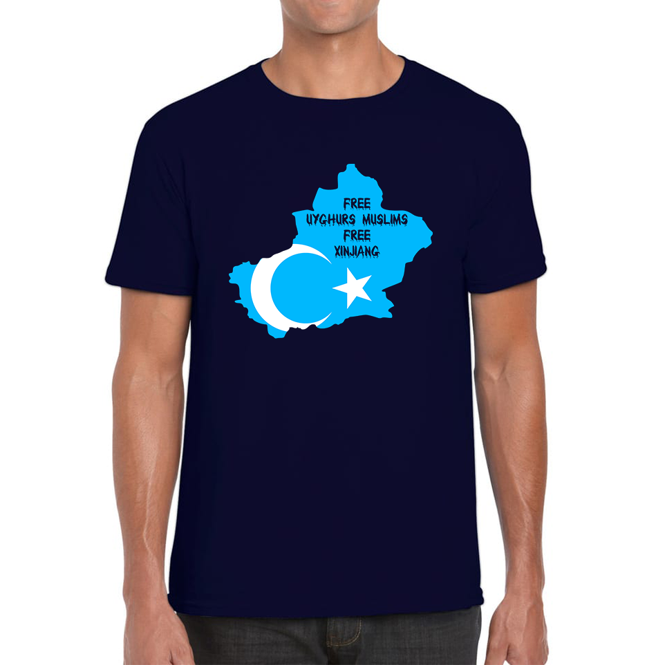 Free Uyghurs Muslims Free Xinjiang Freedom For Uyghurs Turkestan T Shirt