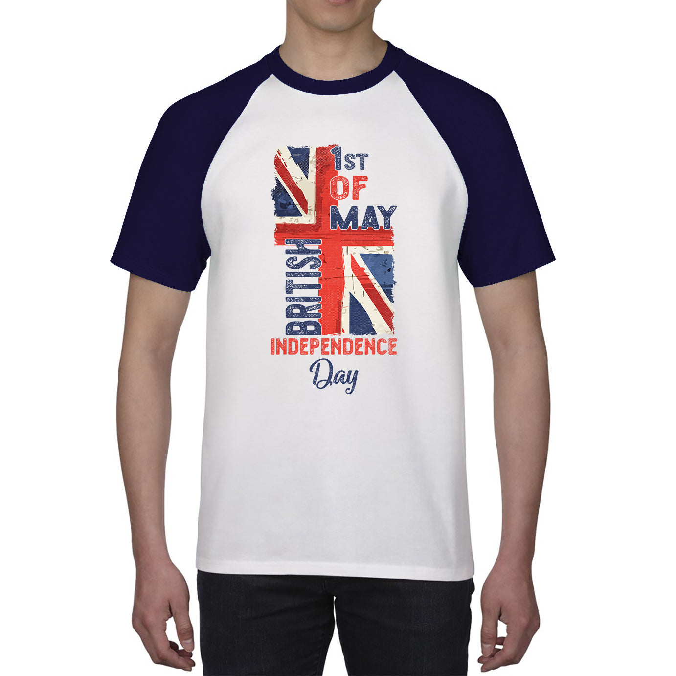 British Independence Day 1st Of May National Day UK Flag Great Britain Lest We Forget Veterans Union Jack Baseball T Shirt