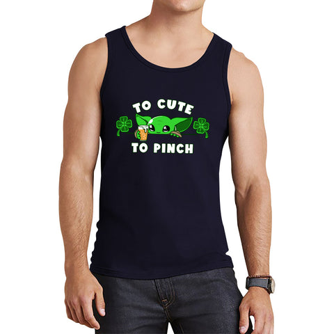 To Cute To Pinch Shamrock St Patrick's Day Green Irish Festival St Paddys Day Tank Top