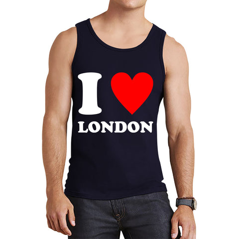 I Love London Capital of England Country Love Souvenir Great Britain Tank Top