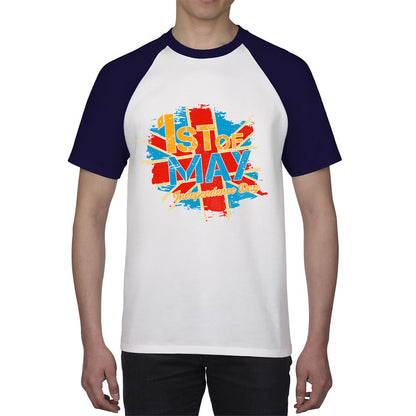 1st Of May Independence Day British Flag UK Independence Day Country Love Patriotism Great Britain Union Jack Baseball T Shirt